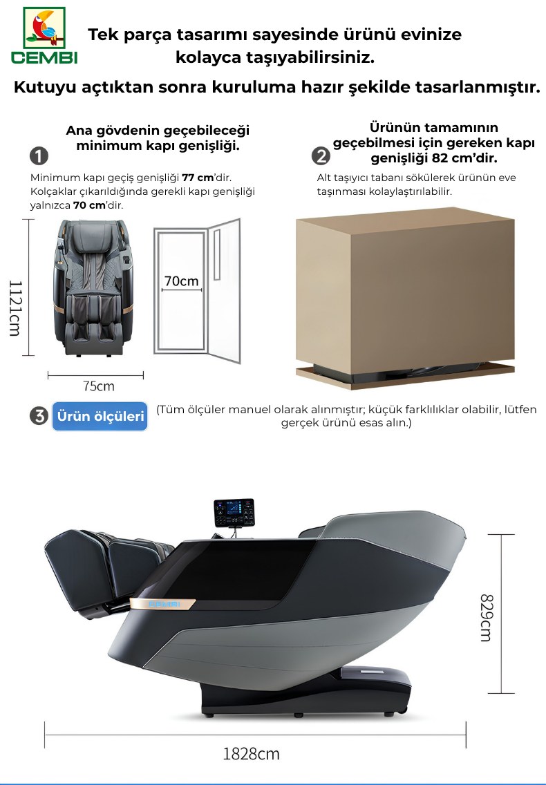 Cembi Nebula masaj koltuğu